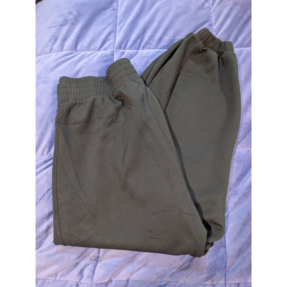 YPB neoKNIT Sweatpants Women XL Dark Green Joggers Activewear Loungewear